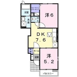 ヴィラ・プラシードの物件間取画像